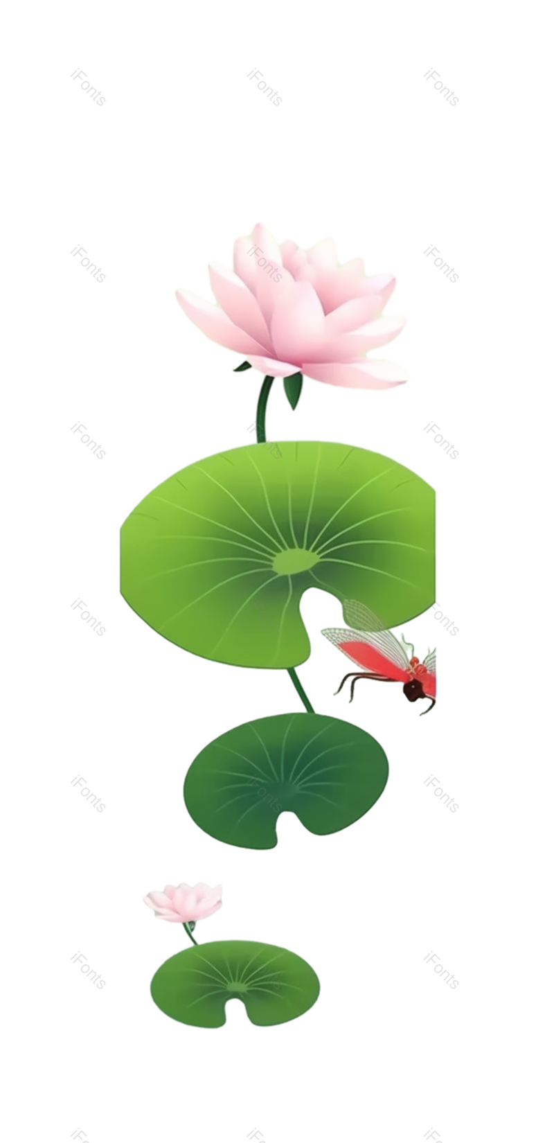 中国风图片,元素元素,清新PNG,荷花免抠素材